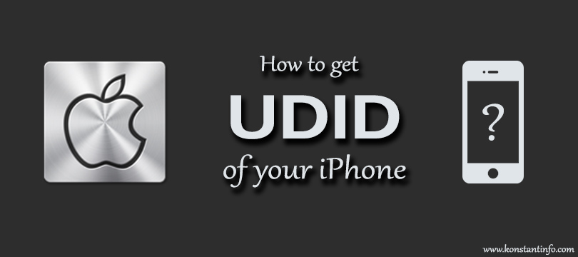 how to find udid on iphone